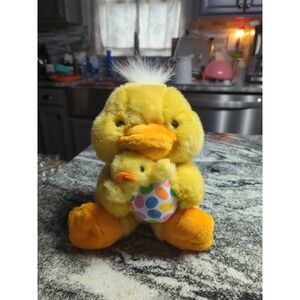 Charter Club Easter Yellow Duckling Plush Stuffed Animal Easter Egg